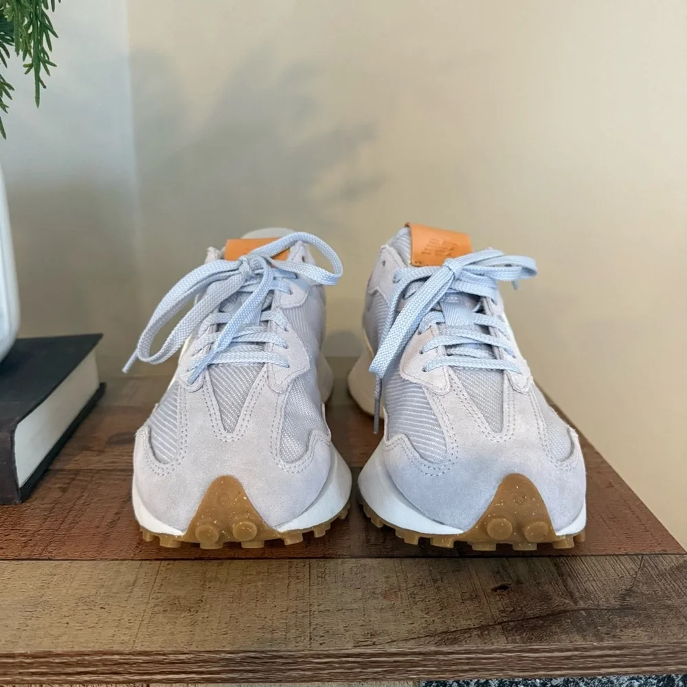 New Balance 327 Violet Haze Gum - Picture 5 of 9